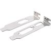 MEETOOT 2 Set Singolo DB9 Mezza Altezza Deflettore Computer Case Vuoto DVI + HDMI Staffa VGA Staffa Mezza Altezza Staffa Adattatore