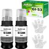 FANSHENG GI53 Inchiostro Compatibile con Canon GI-53 53 Flaconi di Inchiostro per Pixma G650 G550 Stampanti (Nero x 2)