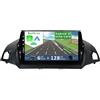 YUNTX 9 Autoradio 2 DIN Android 15[6GB+128GB] per Ford Kuga Escape C-max(2013-2017)-[Wireless Carplay/Android Auto/DSP]-Camera&Microfono Esterno Incluso-Mirror link/Bluetooth 5.0/DAB/WiFi/USB/SWC/4G