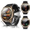 Luzglo Anywise W1 AI Smartwatch Uomo,GPS Dual-Band Integrato,5ATM Impermeabile Militare Smart Watch,1.43 AMOLED Fitness Tracker Per Android iOS,170+Sports Modes,Answer/Make Call/12 Days Battery