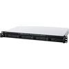 Synology NAS Rackstation RS422+ per montaggio su rack a 4 alloggiamenti (senza disco), nero