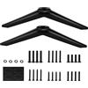 WEFINEST Supporto TV per TCL Roku, piedini per TV da 28 a 65 pollici, piedini per TV con cuscinetti antiscivolo e set di viti M4 M5, supporto universale per TV compatibile con TCL Roku TV