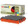 TONER EXPERTE Kit 4 TN241 TN245 Toner compatibili per Brother DCP-9015CDW DCP-9020CDW MFC-9140CDN MFC-9330CDW MFC-9340CDW HL-3140CW HL-3142CW HL-3150CDW HL-3152CDW HL-3170CDW HL-3172CDW MFC-9130CW