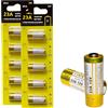 wowpower Batteria alcalina 23 A 12 V A23 / MN21/23 / L1028 / V23GA / LRV08 per telecomandi, campanelli senza fili, sistemi di sicurezza (10 pezzi)