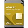 Western Digital Gold WD261KRYZ internal hard drive 26 TB 7200 RPM 512 MB 3.5 Serial ATA III