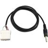 Goliton® Cavo AUX da 3,5 mm per collegare audio AUX compatibile con Mazda Car Player cavo adattatore (2 metri di lunghezza)
