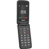 Gigaset GL595 Flip Cellulare - Per degli anziani - tasti grandi e pulsante di emergenza SOS - Resistente a polvere e spruzzi d'acqua - Senza contratto - Display TFT a colori, Nero