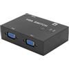 SUNGOOYUE Splitter VGA 2 in 1 Uscita, Commutatore Porta Display a 2 Porte Accessorio per Computer Display HD per Switch Host