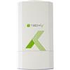 Techly 361711 CPE Punto-Punto 900Mbps a 5.8GHz 12dBi Bianco