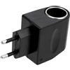 ZISONIX Adattatore di alimentazione per auto, convertitore di tensione di alimentazione da CA a CC, adattatore accendisigari da 220 V a 12 V, 6 W