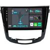 YUNTX [8GB+256GB] Autoradio 2 DIN Android 15 per Nissan X-Trail Qashqai j11 Rouge (2014-2018)-[Incorporato Carplay/Android Auto/DSP/GPS]-IPS 2.5D 10.1 Touch Screen-Camera+MIC-DAB/Mirror Link