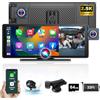 Jansite 2026 Tempo limitato 10,26 Pollici Schermo Carplay Android Auto con 2,5K Dashcam Autoradio Car Play Schermo Auto A pple Carplay Bluetooth Mirror Link 64G TF Card Siri GoOgle