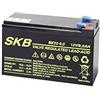 SKB BATTERIA PIOMBO RICARICABILE SKB 12V 9A 151 X 65 X 95 MM UPS SICUREZZA ALLARME