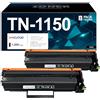 INKCLOUD TN1150 Toner compatibile per Brother TN1150 TN-1150 TN1050 per Brother HL-L1240W HL-L1242W HL-L1242WXL DCP-L1640W DCP-L1642W DCP-L1642WXL DCP-L1660W (nero, confezione da 2)