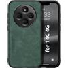 Kepuch Silklike Cover per Redmi 14C 4G - Custodia Case Piastra Metallica Incorporata per Redmi 14C 4G - Verde