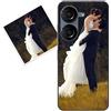 KARTXITAI Cover Personalizzata Compatibile con ASUS Zenfone 10 5G con Foto Testi logo,Custodia Morbido TPU Silicone Gel Trasparente Custom Case con Immagine,Testo+1 x Cinturino Universale