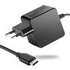 new net - Alimentatore Universale USB Type-C da 65 W - Compatibile con Notebook Dotati di Porta USB C (PRO/Air ASUS Lenovo Thinkpad e Yoga Samsung Huawei Xiaomi Air)