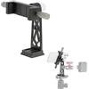 Fotga Adattatore per treppiede in alluminio per smartphone, per iPhone, Samsung, Huawei, telefono cellulare, supporto da scrivania, treppiede per video live streaming, vlogging, rotazione a 360°, base