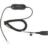 Jabra GN1200 Universal Smart Coiled Cord,Black,88011-99