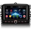 Erisin 8-Core Android 16 4GB+64GB Autoradio per Fiat 500L 2012-2016 7 pollici IPS Schermo tattile Supporto GPS Navigatore Senza fili CarPlay Android Auto WiFi DAB+ Bluetooth 5.0 DSP Canbus OBD2 TPMS