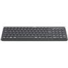 Hama Tastiera senza fili (Multi Device Keyboard con Wireless/Bluetooth per PC, Smartphone, Tablet, connessione stabile, con batterie, tasti silenziosi, tasti multimediali, layout tedesco QWERTZ