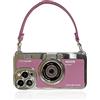QoKcoahn Custodia per iPhone 12 Pro,Carino 3D Vintage Camera Caso con Cinturino A Mano Unico Cool Silicone TPU Caso Shockproof Protector per iPhone 12 Pro