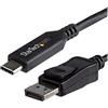 StarTech.com CDP2DP146B cavo e adattatore video 1,8 m USB Type-C DisplayPort Nero