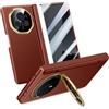 TECSHINE Custodia per Honor Magic V3, Custodia per Cellulare, Cover per Telefono in Pelle per Honor Magic V 3