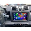 7SIMO Autoradio Navigatore Car Tablet Android 14 2+64GB Radio CarPlay Android Auto Wireless 9 Pollici Bluetooth GPS Viva Voce Per SMART FORTWO 2007->2010