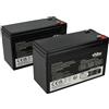 vhbw 2x batteria compatibile con APS SUA750, SUA750I, SMT750TW, SMT750US, SMT750, SUA750IX38, SMT750IC, SMT750ICH, SMT750I UPS (7200mAh, 12V, AGM)
