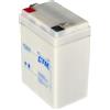 CTM batteria al piombo ct2,6 - 12 12,0 Volt 2.600 mAh con connettori da 4,8 mm