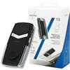 NOVAK Kit Vivavoce per Auto Bluetooth 4.1, ideale per Chiamate Viva Voce, GPS e Musica. Ricarica ad Energia Solare. Stand-by 50 Giorni autonomia 13 ore continue.