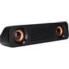 Masyrt Altoparlante Cablato Subwoofer Stereo HiFi Alimentato Tramite USB Altoparlante da Tavolo Portatile Lungo da 3,5 Mm per Computer TV