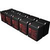 T6 Power Set di batterie T6 Power per l'alimentatore di backup Hewlett Packard, numero di parte 517703-001, VRLA, 12 V