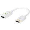 Techly 361452 Adattatore Passivo DisplayPort Maschio a HDMI Femmina 4K 30Hz Bianco