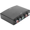 Agatige RGB a HDMI Convertitore, 100 240 V Convertitore Audio YPbPr + L/R Adattatore Audio Video Componente Convertitore da YPbPr a HDMI Cavo Adattatore Portatile Trasformatore(EU Plug)