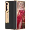 TECSHINE Custodia per Honor Magic V2, Custodia per Cellulare, Cover per Telefono in Pelle per Honor Magic V 2