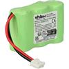 vhbw batteria compatibile con Alcatel 2070, 2570 telefono fisso cordless (600mAh, 3,6V, NiMH) - Sostituisce 60AAH3BMX, HSC22, V30145-K1310-X147, C39453-Z5-C193