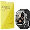 Blueshaweu 6 Pezzi Pellicola Compatibile per Jugeman Orologio intelligente V10 2,06,Pellicola Protettiva Compatibile per Jugeman V10 2,06 smartwatch Sensibile al Tatto,Senza Bolle,HD TPU Film (TPU)