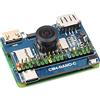 Waveshare Nano Base Board (C) for Raspberry Pi Compute Module 4 Lite/EMMC, Same Size As The CM4,Standard CM4 Socket,With Multiple Peripheral Interfaces,Onboard 8MP Camera
