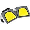 iKKEGOL USB Doppio 2 Pedale Interruttore A Pedale di Controllo Videogioco Personalizzato Tastiera PC Multimedia Chiave Free Drive HID