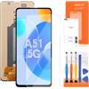 AGCUT Display LCD per Samsung A51 5G LCD Display per Galaxy A51 5G A516 A516F A516N SM-A516N Schermo di Ricambio Digitalizer Touchscreen Assembly con Strumenti, Nero