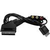 Eaxus® RGB Scart Cable adatto a Playstation - Cavo TV con uscita audio - Compatibile con PSX PS1 PS2 PS3