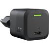 Green Cell Caricatore GaN USB C 33W Green Cell - Caricatore GaN con 1x USB-C PowerDelivery QC 3.0 compatibile PPS, Samsung AFC, Huawei FCP/SCP per iPhone iPad Samsung tavoletta Telefono cellulare Android