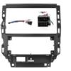 RESPUNEKBAH Supporto Pannello Stereo Kit Di Montaggio Per Cruscotto Con Cornice Audio Per Pannello Autoradio Da 9 Pollici Per VW Per Golf Per Bora MK4 Con Filo RESPUNEKBAH(Frame cable)