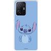 LA CASA DE LAS CARCASAS Custodia per Xiaomi 11T - Xiaomi 11T Pro ufficiale di Lilo & Stitch Stitch Blu trasparente per proteggere il tuo cellulare. Cover per Xiaomi in silicone flessibile con licenza ufficiale Disney
