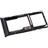 Mainhattan Mobile Porta Scheda SIM per Motorola Moto G50 (XT2137) + Carrello Micro-SD, Sostituzione Originale, Grigio Acciaio