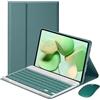 Generic Custodia con tastiera per iPad 10,2 pollici 9a/8a/7a generazione (2021/2020/2019) con mouse, custodia protettiva sottile con tastiera wireless staccabile per Case Air 3, Pro 10,5 2017