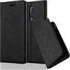 Cadorabo Custodia Libro per Nokia 8 2017 in Nero di Notte - con Vani di Carte, Funzione Stand e Chiusura Magnetica - Portafoglio Cover Case Wallet Book Etui Protezione