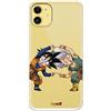 LA CASA DE LAS CARCASAS Custodia per iPhone 11 ufficiale Dragon Ball Goten e Trunks Fusion per proteggere il tuo telefono cellulare Cover per Apple in silicone flessibile con licenza ufficiale Dragon Ball